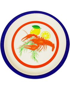 8 stk Stora Papptallrikar 28 cm - Kräftfest