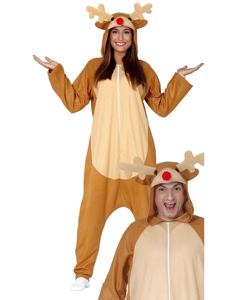 Kigurumi Rudolfdräkt