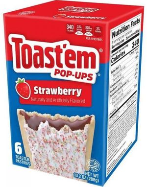 6 pk Toast'em Pop-Ups Strawberry 288 gram (USA Import)
