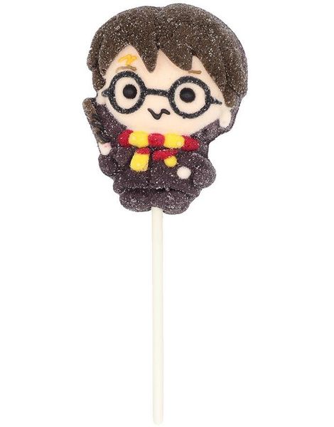 ÄT SNART PRODUKT - 1 stk Harry Potter Marshmallow Pop med Jordgubbssmak - Blandad Design