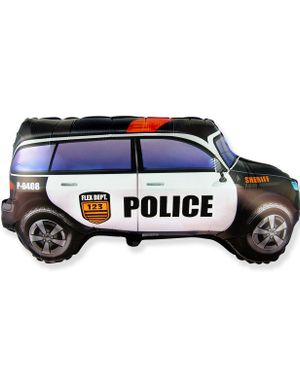 Politibil Folieballong 48x85 cm