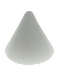 White Spike - 3 mm Akrylkula till 1,2 mm stång