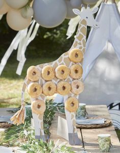 Sjiraff Donut-/ Smultringstativ 85x56 cm - Let's Get Wild!