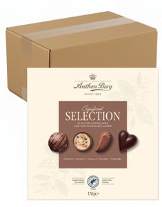 ÄT SNART PRODUKT - 10 st Anthon Berg Significant Selection - Askar Med Olika Konfektyr - Hela Asken 1,78 kg