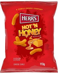 Herr's Hot'n Honey - Ostepop 113 gram (USA)