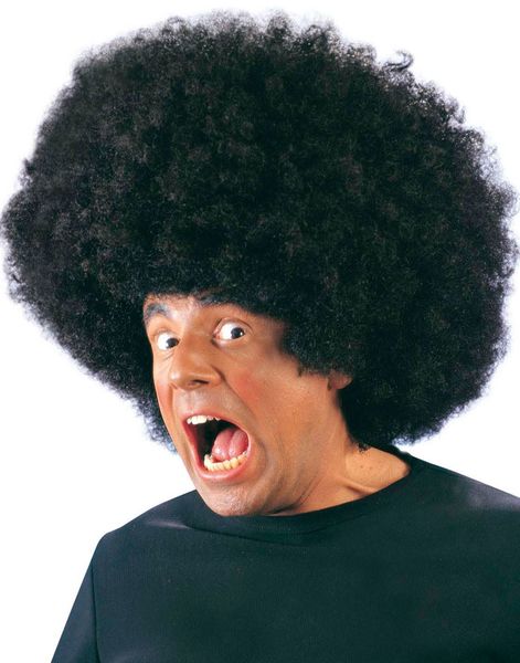 Överdimensionerad Afroperuk - Svart