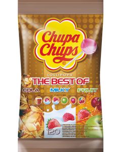 120 stk Chupa Chups The Best of - Stor Påse med Sötsaker