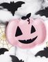 6 stk Rosa Pumpa Papptallrikar 25x22 cm - Pink Halloween