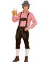 Röd Rutig Oktoberfest Kostymskjorta