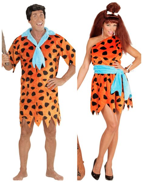 Pardräkt - Flintstones-dräkt