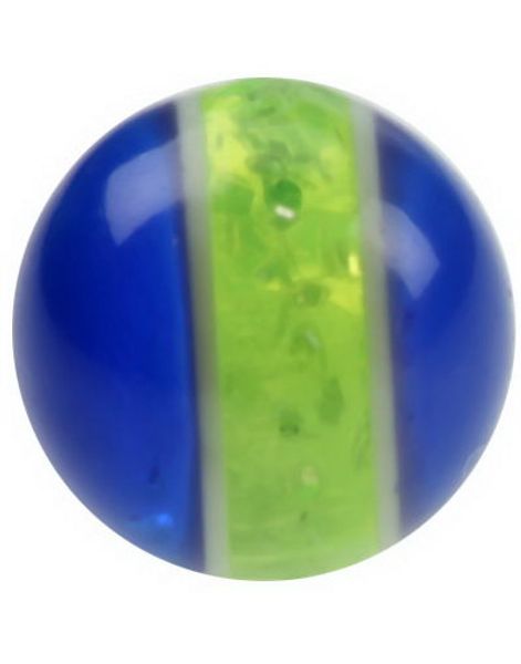 Blue and Green - 5 mm Akrylkula till 1,6 mm stång