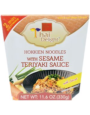 Thai Delight Micronudlar - Hokkien Noodles Med Sesam Teriyaki-sås 330 Gram (Thailand)