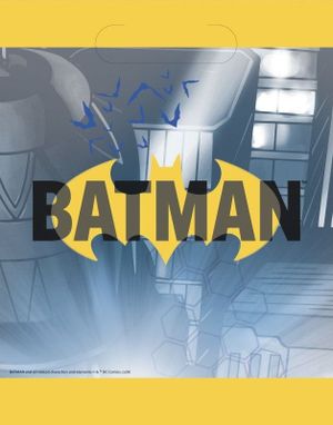 6 stk Lisensiert Batman Godteposer/Partybags 