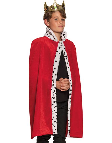 Röd Kunglig Kappa för Barn 90 cm