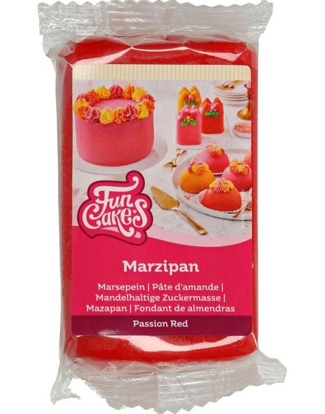 Funcakes Marsipan - Passion Red 250 gram