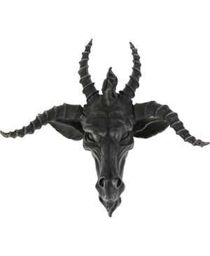 The Goat of Mendes - Kranium-Figur med Väggfäste 23 cm