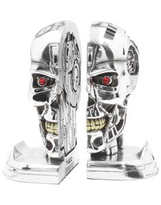 Terminator 2 Dödskalle Bokstöd 18 cm