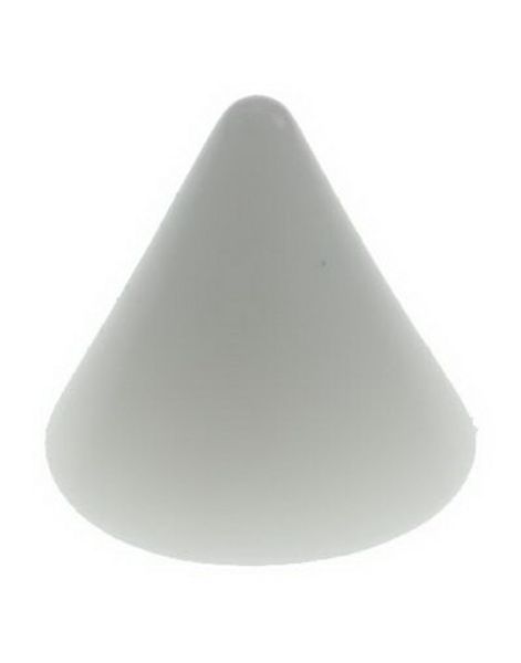 White Spike - 3 mm Akrylkula till 1,2 mm stång