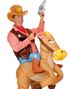 Uppblåsbar Cowboyhatt - 30 cm