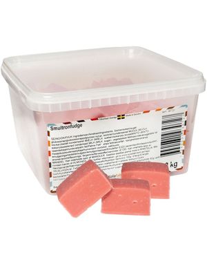2 kg Fudge med Markjordbærsmak