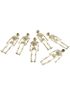 6 stk Skjelettfigurer 15 cm