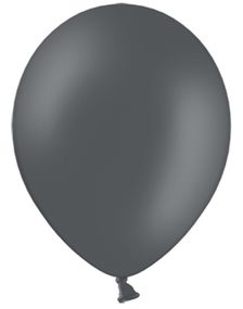 50 st 30 cm – Mörkgrå Ballonger