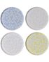 8 stk Forskjellig Pastellfargede Papptallerkener 25 cm - Hello Spring