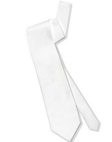 Vit Slips i Satin