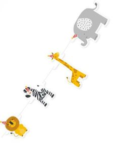 Figurbanner med Safari Motiv 3 meter - Safari Animals