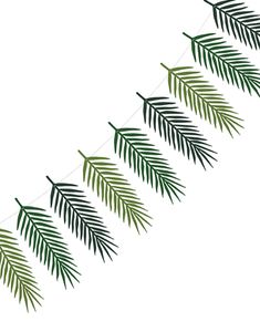 Palmblad 125 cm Banner - Aloha Tropical