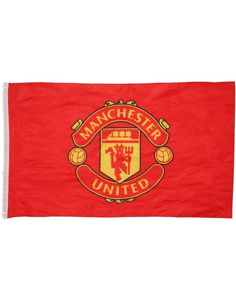 Stort Manchester United Flagg 91x152 cm