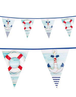 Flaggbanderoll 6 Meter - Sailor Party