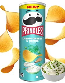 1791676800_5Pringles Cream Cheese & Herbs 165g