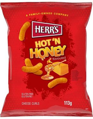 Herr's Hot'n Honey - Ostepop 113 gram (USA)