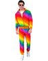 Pixelert Regnbuefarget Grilldress til Voksen