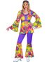 60's Groovy Hippiekostyme til Dame