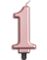VELG BLANT 0-9 Tall - Rose Gullfarget Kakelys 9 cm