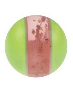 Glittrande Rosa och Gul - 5 mm Akrylkula till 1,6 mm stång