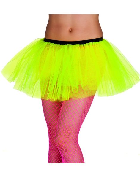 Tutu-Kjol i Neon Gult