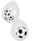 6 stk 25 cm Ballonger - Fotbollsparty