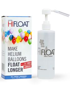 Hi-Float Pumpset för Latexballonger – upp till 25 gånger längre tid i luften!