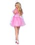 Frosted Organza Babydoll - Rosa Kostymekjole til Dame