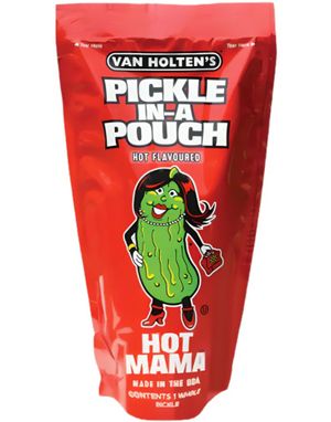 ÄT SNART PRODUKT - Van Holten's Hot Mama Jumbo Pickle (USA Import)