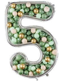 "5" Nummerramme til Ballonger 79x126 cm