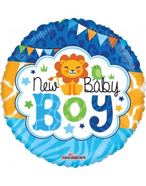 New Baby Boy - Folieballong 46 cm