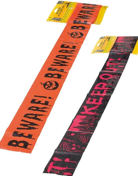2 Paket med Spärrband - Keep Out / Beware - Paketerbjudande
