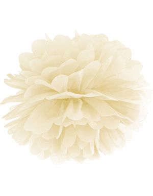 Krämfärgad Pom Pom 35 cm