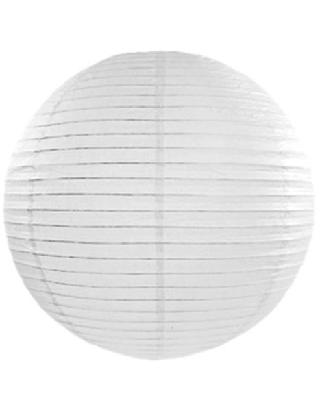 Vit Papperslykta 20 cm