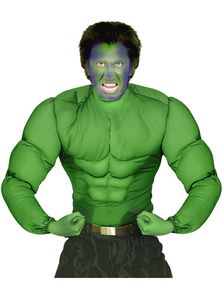 Hulken - Grön Muskeldräkt