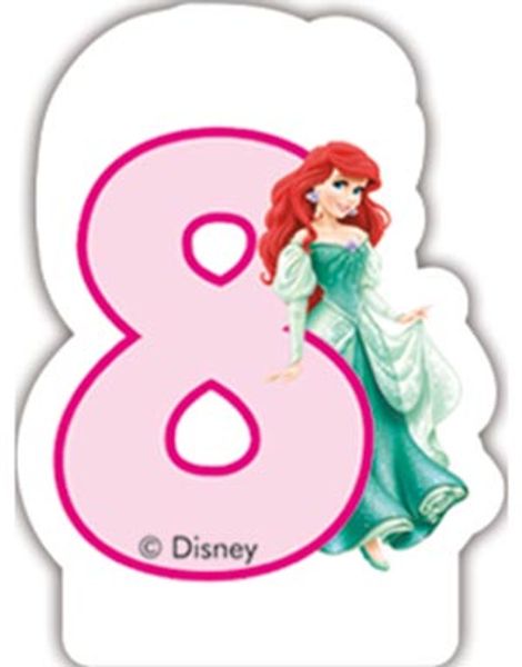 Disneyprinsessor Tårtljus – 8